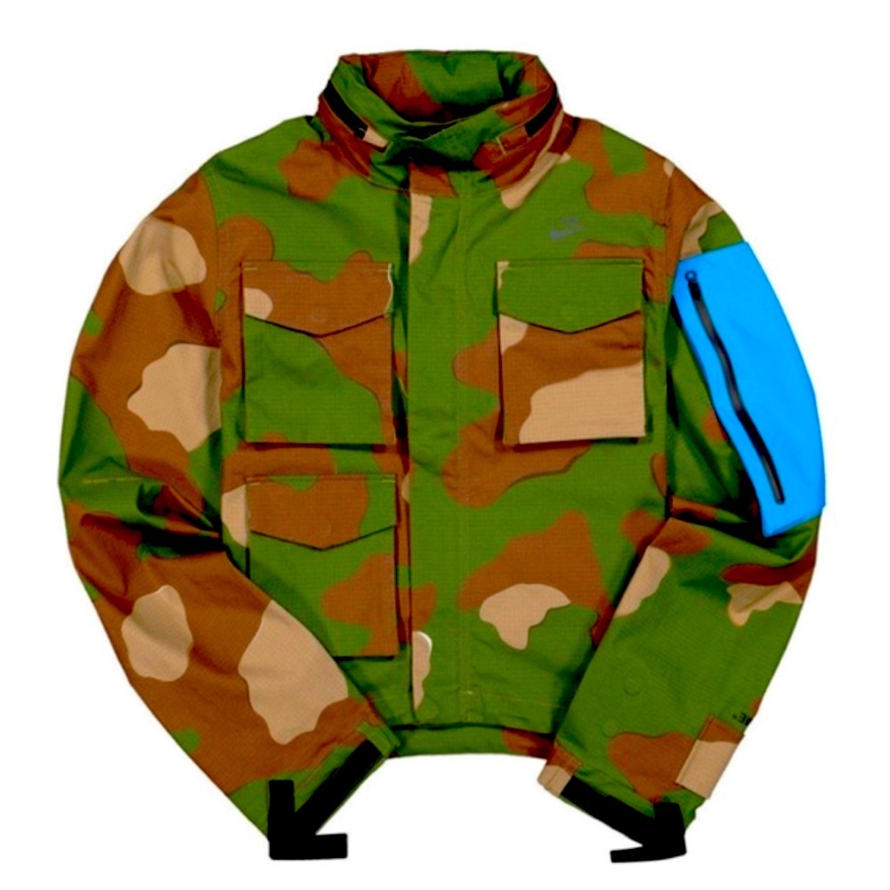 RARE!!! Off white x Nike camouflage jacket.